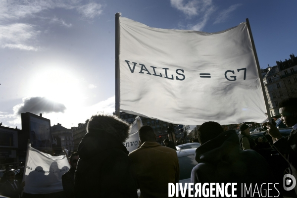 Manifestation des VTC et Loti