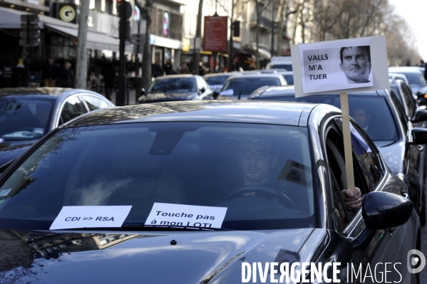 Manifestation des VTC et Loti
