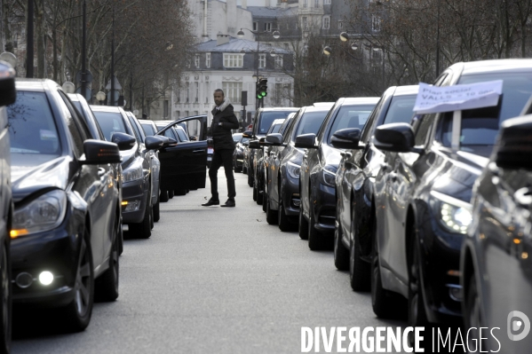Manifestation des VTC et Loti