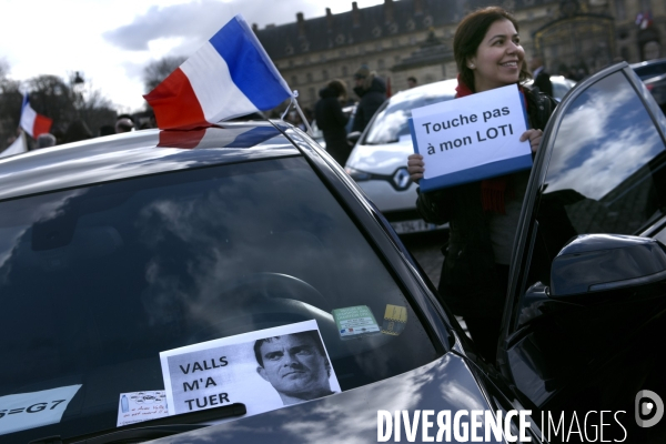 Manifestation des VTC et Loti