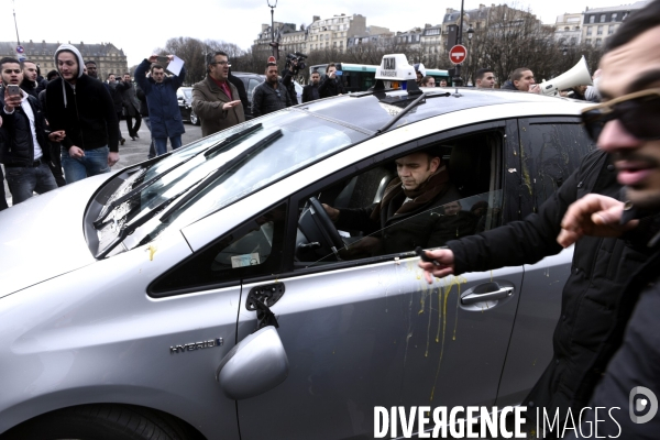Manifestation des VTC et Loti