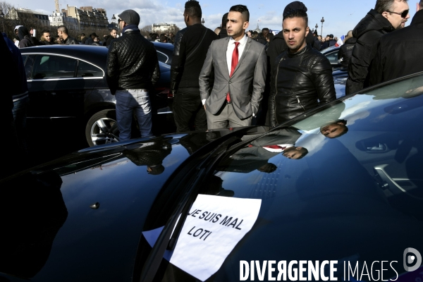 Manifestation des VTC et Loti