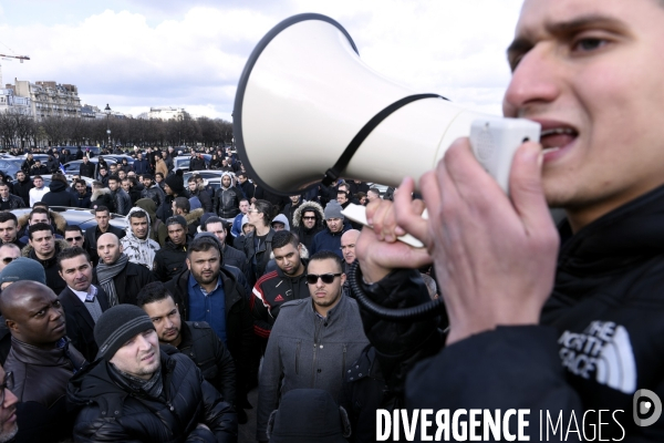 Manifestation des VTC et Loti