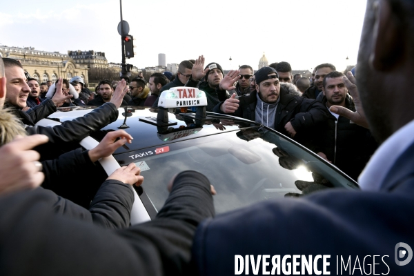 Manifestation des VTC et Loti