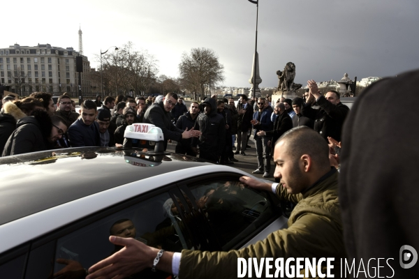 Manifestation des VTC et Loti