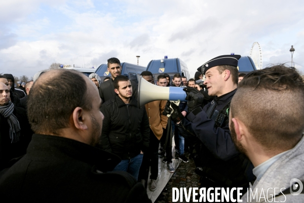 Manifestation des VTC et Loti