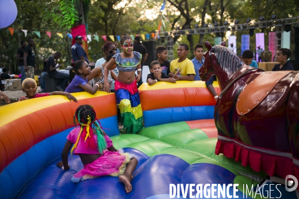 Carnaval des enfants a l hotel karibe.