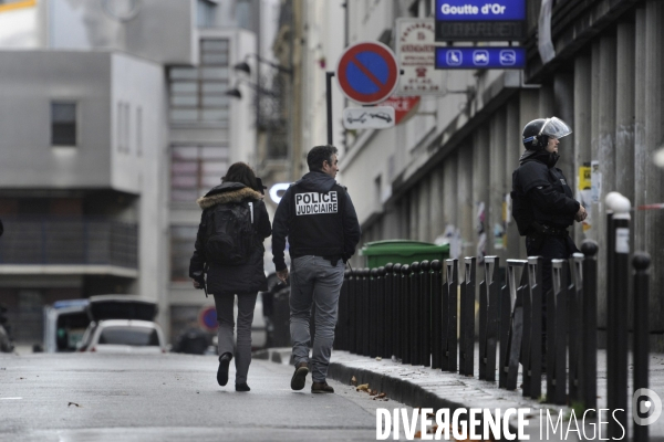 Attentat au commissariat de la Goutte d or. Tarek Belgacem a été abattu.