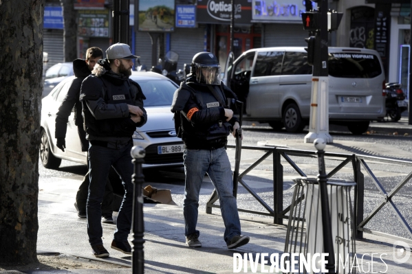 Attentat au commissariat de la Goutte d or. Tarek Belgacem a été abattu.