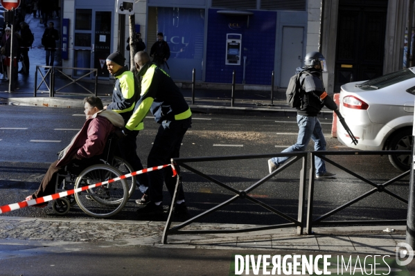 Attentat au commissariat de la Goutte d or. Tarek Belgacem a été abattu.