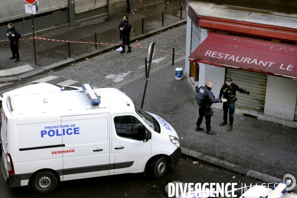 Attentat au commissariat de la Goutte d or. Tarek Belgacem a été abattu.