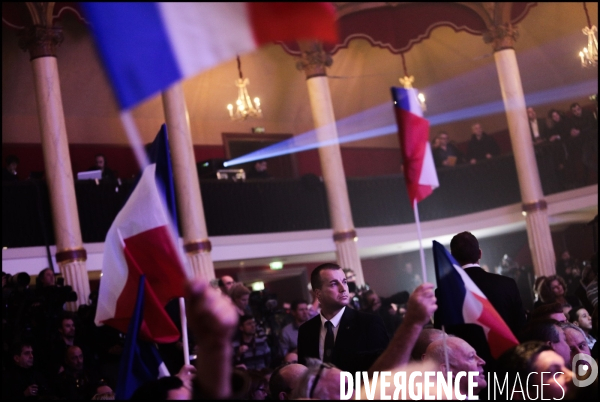 Regionales 2015 - meeting de marine le pen a paris