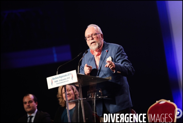 Regionales 2015 - meeting de marine le pen a paris