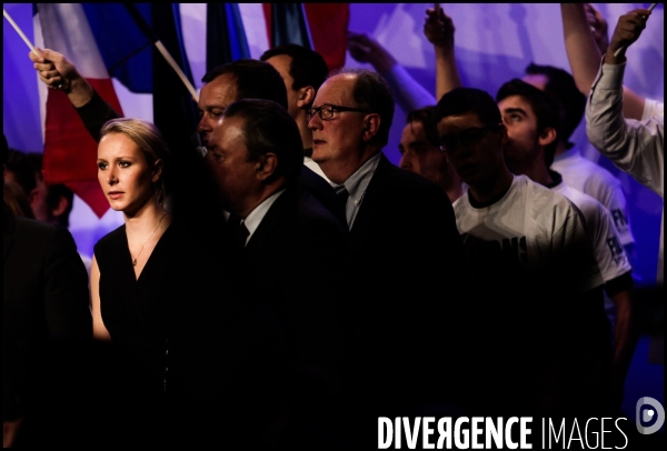 Regionales 2015 - meeting de marine le pen a paris