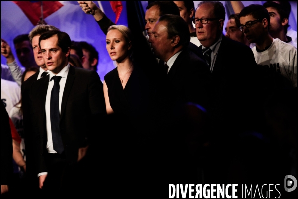 Regionales 2015 - meeting de marine le pen a paris