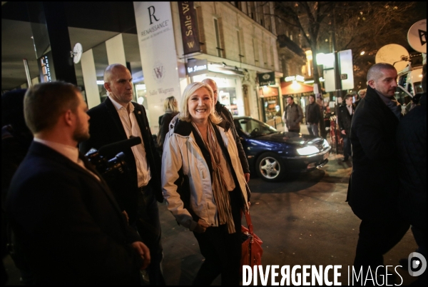 Regionales 2015 - meeting de marine le pen a paris