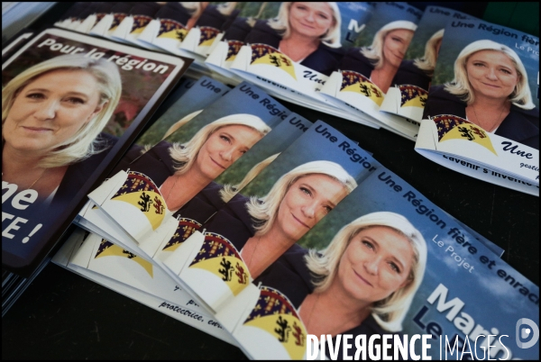 Conference de presse de marine le pen a lille