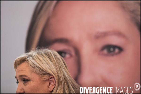 Conference de presse de marine le pen a lille