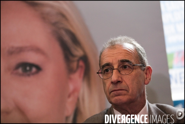 Conference de presse de marine le pen a lille