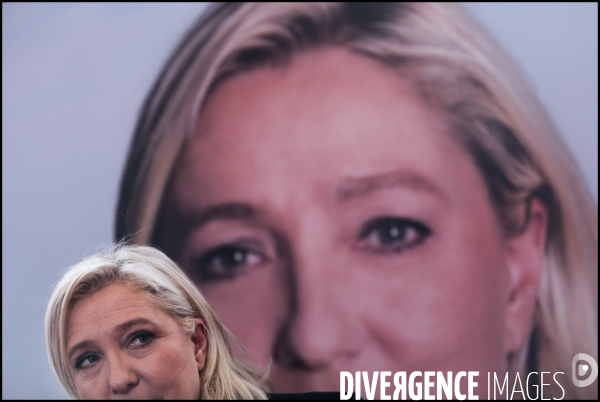 Conference de presse de marine le pen a lille