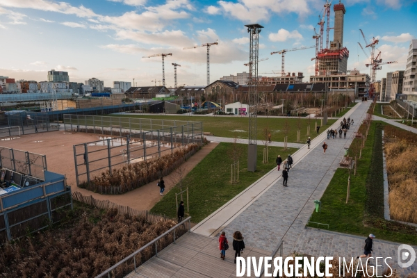 Le Parc Clichy-Batignolles - Martin-Luther-King et les quartiers en chantier aux alentours