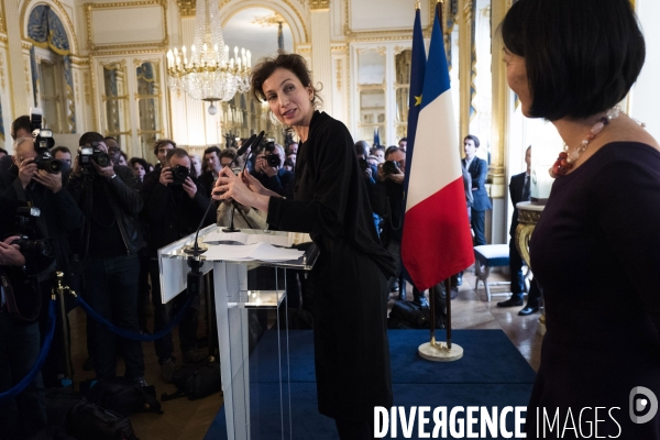 Passation F. Pellerin-A. Azoulay