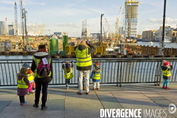 Londres, boom de l immobilier de bureaux et de logements.London booming town.