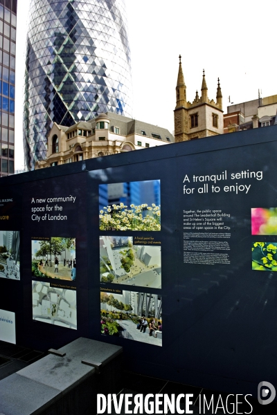 Londres, boom de l immobilier de bureaux et de logements.London booming town.