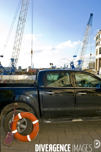 Londres, boom de l immobilier de bureaux et de logements.London booming town.