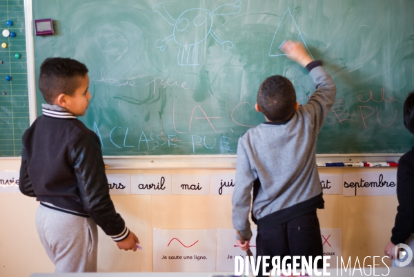 Visite de presse des écoles de Marseille