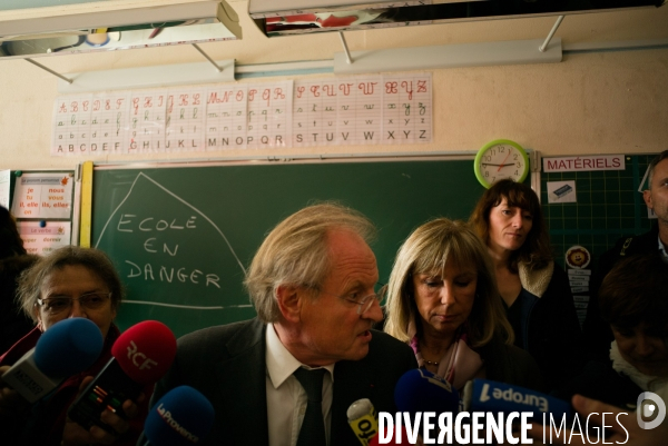 Visite de presse des écoles de Marseille