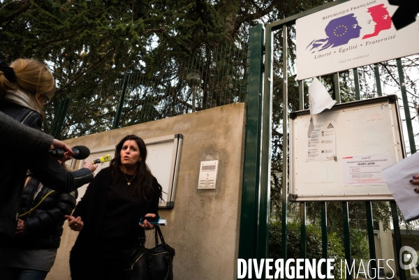 Visite de presse des écoles de Marseille