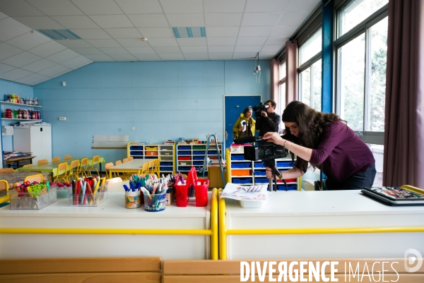 Visite de presse des écoles de Marseille