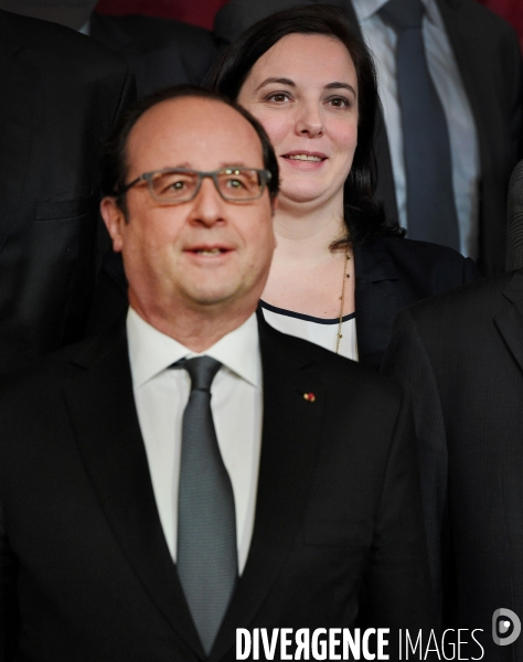 Manuel Valls François Hollande Emmanuelle Cosse