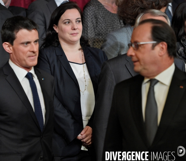 Manuel Valls François Hollande Emmanuelle Cosse