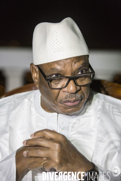 Ibrahim boubacar keita/president malien