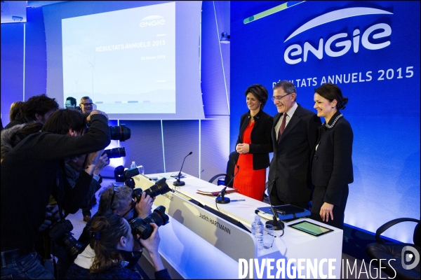 Conférence de présentation des résultats du groupe ENGIE par Gérard MESTRALLET Président du conseil d administration et Isabelle KOCHER directrice générale.