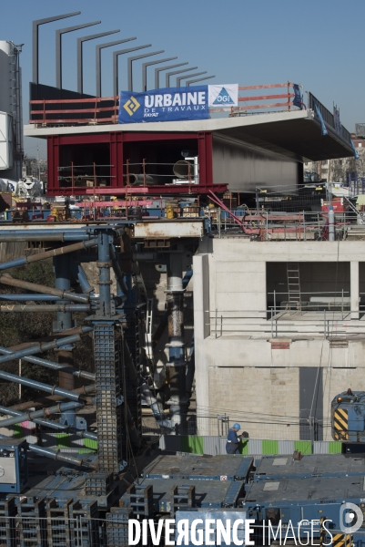 Paris : lancement du pont Berthier  dans la zone Clichy-Batignolles