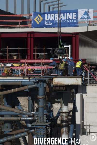 Paris : lancement du pont Berthier  dans la zone Clichy-Batignolles