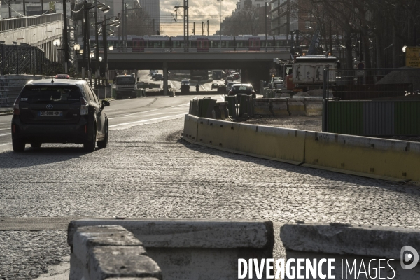 Paris : lancement du pont Berthier  dans la zone Clichy-Batignolles