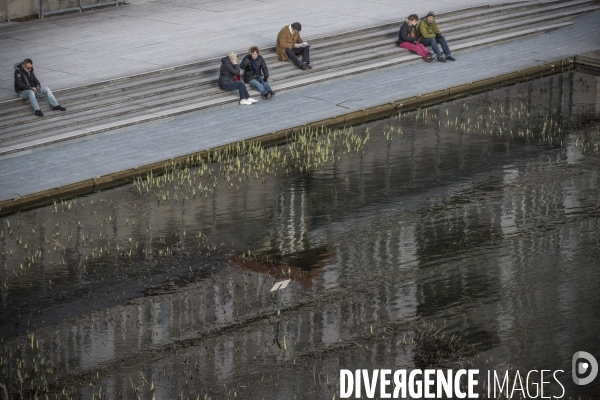 Paris : lancement du pont Berthier  dans la zone Clichy-Batignolles