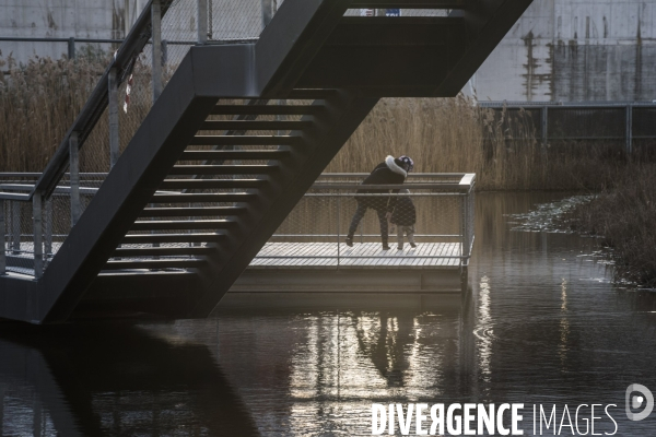 Paris : lancement du pont Berthier  dans la zone Clichy-Batignolles