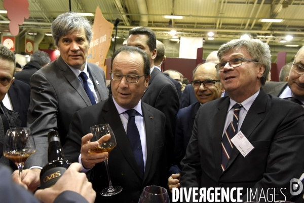François Hollande inaugure le salon de l agriculture