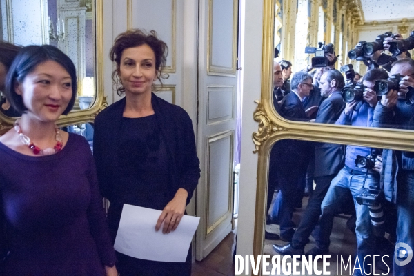 Audrey Azoulay remplace Fleur Pellerin au poste de ministre de la Culture