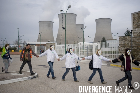 Manifestation pour la fermeture de la centrale du Bugey