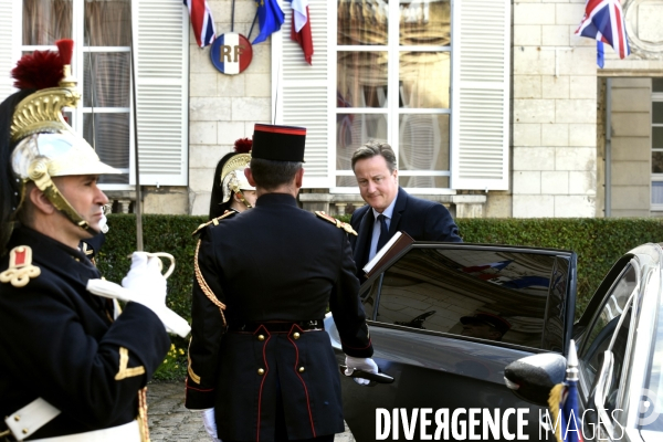 34ème sommet franco-britannique. David Cameron et François Hollande