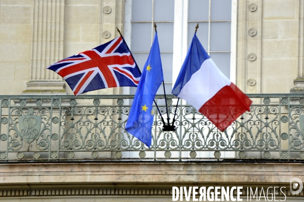34ème sommet franco-britannique. David Cameron et François Hollande
