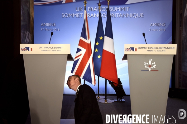 34ème sommet franco-britannique. David Cameron et François Hollande