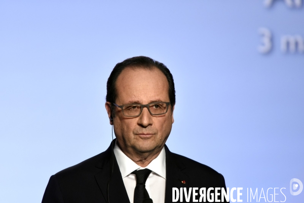 34ème sommet franco-britannique. David Cameron et François Hollande