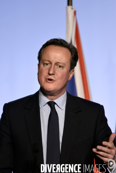 34ème sommet franco-britannique. David Cameron et François Hollande
